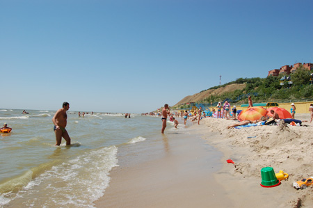 Песчаные пляжи для отдыхающих на Азовском море